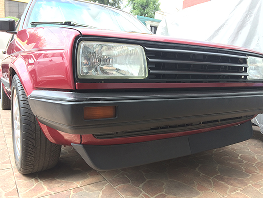 Restauración VW MK2 Jetta Jubileo 1989 Coupe.